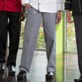thumbnail image 4 of Uncommon Threads 4003-2705 Pantalon de Chef Ample Teint en Fil à Rayures Rouges et Blanches - Très Grand, 4 of 6