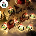 thumbnail image 1 of Nueva cadena de luces LED navideñas con luces intermitentes, para el día de Navidad, con personajes de dibujos animados, muñeco de nieve, ambiente decorativo, 1 of 5