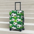 thumbnail image 5 of Travel Luggage Cover Protector - soccer Football ball green grass Anti-Scratch Suitcase Covers Fits 18-32 Inch Luggage, 5 of 5