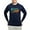 Navy, variant on - Paws Ans Pep Men's Long Sleeve T Shirt - Long Sleeve Dark T-Shirt