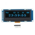 thumbnail image 2 of 2.23 Inch Screen Module, 3.3V Low Power Consumption Multifunctional Digital Screen Board Compact Size Thin Organic Layer  for Small Home Appliance MRC162B Blue Display, 2 of 7