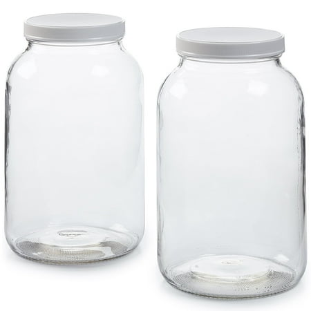 1 2 gallon glass jar with airtight lid