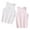 Pink, variant on Odeerbi 2 Pack Toddler Kids Girls Cotton Ribbed Tank Tops 2-11 Years Soft Breathable Sleeveless Undershirts Cute Basic Vests