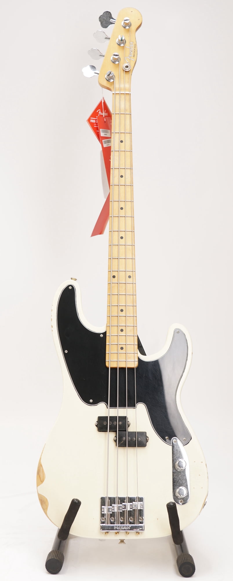 Pre-Owned Fender Mike Dirnt Road Worn Precision Bass Guitar (Maple Fingerboard)