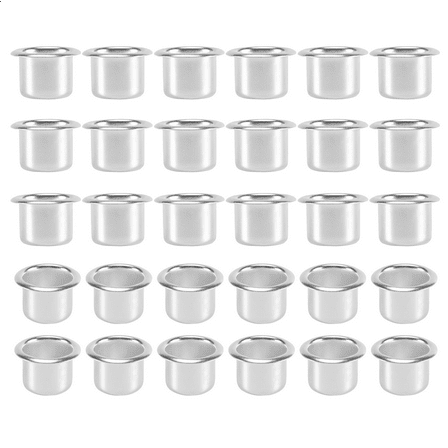 New Arrivals Candle Holders for Taper Candles, Holder, 30Pcs Silver