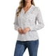 thumbnail image 4 of INSPIRAR CHIC Camisas de Manga Larga Estampadas de los Años 50 para Mujeres con Lunares de Corazón M Blanco Corazón, 4 of 5