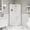 Chrome / Frosted, variant on Miseno MSD-OB3478KIT-CHRAC Breeze 35 In. L X 35 In. W X 77 In. H Round Corner Shower Kit -
