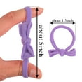 thumbnail image 3 of 50pcs Bow Hair Ties for Thick Heavy or Curly Hair Ponytail Holders Scrunchies Sports Hair Mixcolors, 3 of 6
