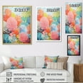 thumbnail image 4 of Designart "The Expressive Barrier Of The Coral Reef IV" Coastal Coral Under Water Canvas Art Print, 4 of 7