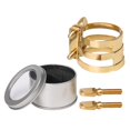 thumbnail image 1 of Clip de boquilla de Cobre yuxing 40 x 25 mm con 2 Tornillos para saxofonistas tenores, 1 of 1