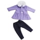 thumbnail image 4 of Ropa para , pantalones de para proteger preciosos, 2 piezas / para de 18 pulgadas, de ropa, juguete para niños y niñas Púrpura, 4 of 5