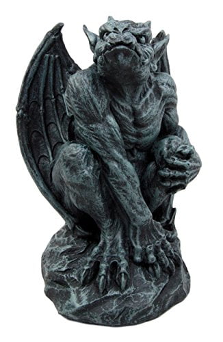 Ebros Winged King Kong Gargoyle Statue Medieval Gothic Figurine 6.5 ...