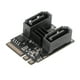 thumbnail image 3 of HDD Adapter Card Broad Compatibility JMB582 Chip Two SATA Ports Fast Transfer JMB582 Chip Hard Disk Adapter Card  for Win 10 for OS X for NAS ANGGREK Otros, 3 of 8