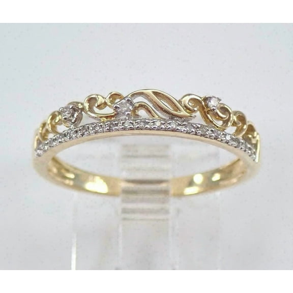 Rag Jewels 2.00 Ctw Round Cut White Diamond Wedding Anniversary Engagement Vintage Band Ring 14K Yellow Gold Plated 925 Sterling Silver 925 Sterling Silver -4