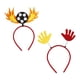 thumbnail image 4 of Diadema para fiesta de fútbol, ​​diadema para animar el ánimo, tocado de fútbol, ​​diadema para vacaciones Palma y llama, 4 of 9