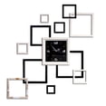thumbnail image 1 of Espejo Reloj de pared Juego de pegatinas Autoadhesivo Rectangular Dormitorio Tienda Decoración de arte Calcomanías decorativas espejadas Póster tholdsy JJ18148-00, 1 of 6