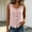 *Pink, variant on ClodeEU Women's Scoop Neck Button Down Sleeveless Tank Top,Casual Blouse for Summer Army Green,Women's Plus L