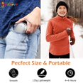 thumbnail image 3 of Spencer 2 in 1 Rechargeable Hand Warmer, 5000mAh Portable USB Electric Pocket Heating Warmer Power Bank for Raynauds, Heat Therapy, Outdoor Sports "Champagne gold", 3 of 10