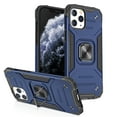 thumbnail image 2 of For Apple iPhone 14 (6.1") Armor Hybrid with Ring Holder Kickstand Shockproof Heavy-Duty Durable Rugged Dual Layer Cover ,Xpm Phone Case [ Blue ], 2 of 10