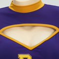 thumbnail image 4 of MEOWCOS Cheerleader Dress for Women Purple Cutout Backless Top Skirt Cheer Leader Set, L, 4 of 6