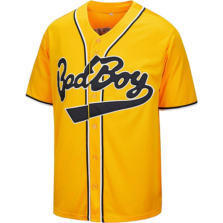 Youi-gifts Bad Boy Baseball Jerseys, 10 Smalls Shirt, 90s Hip Hop Jersey for Men Women S-xxxl, Adult Unisex, Size: Large, Black
