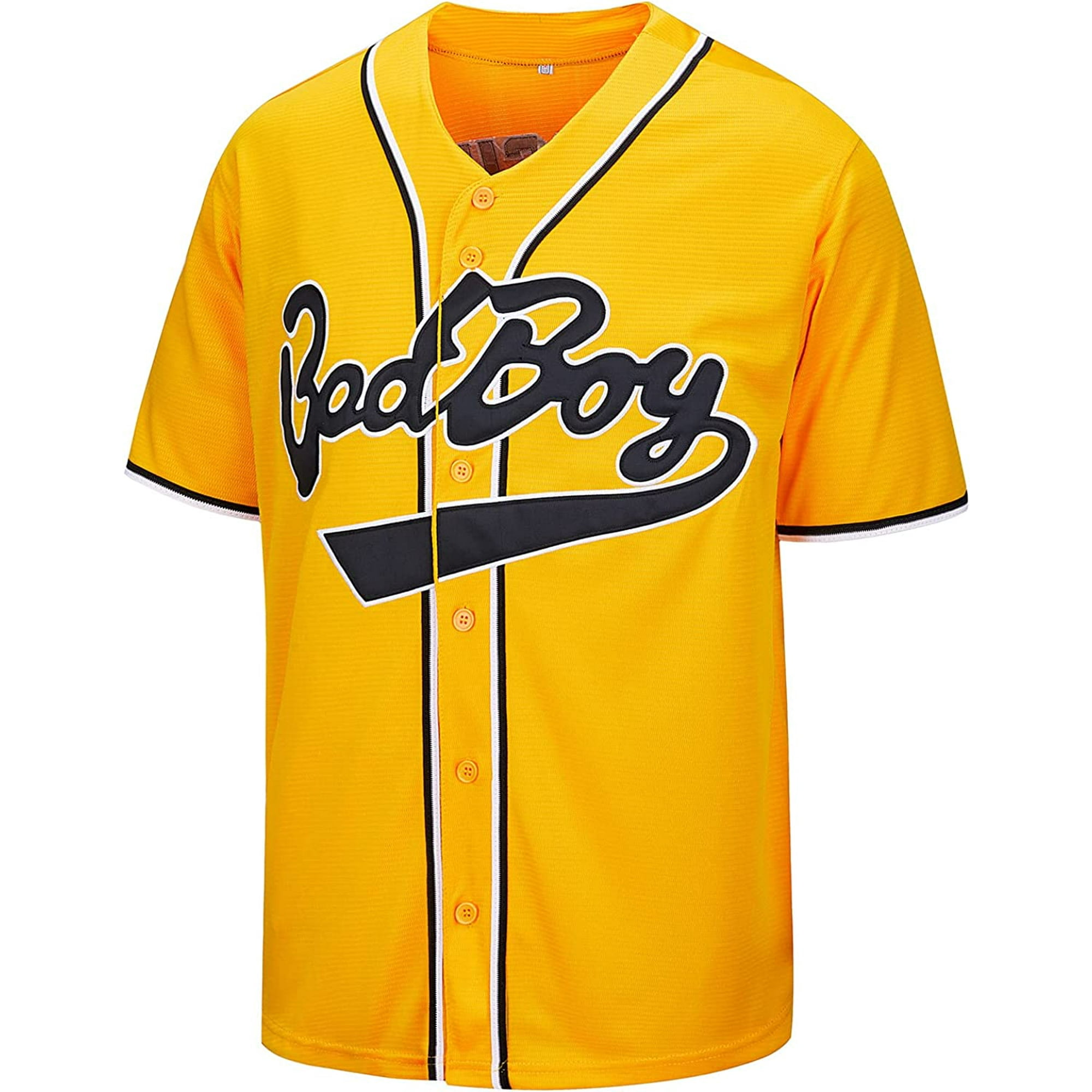 YOUI-GIFTS Bad Boy Baseball Jerseys, 10 Smalls Shirt, 90s Hip Hop Jersey  for Men Women S-XXXL 