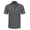 Charcoal, variant on Men's Short-Sleeve Button-Down Cuban Guayabera Shirt, French Blue, XL