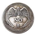 thumbnail image 2 of Tholdsy Moneda de decisión de predicción gótica, monedas conmemorativas pequeñas, recuerdo de arte portátil ligero, moneda decorativa Juguetes, 2 of 6