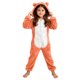thumbnail image 1 of Mono de manga larga con capucha para niñas, pijama informal de invierno cálido, ropa de dormir para mujer, pantalones de terciopelo ártico de doble cara, 1 of 6
