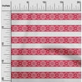 thumbnail image 1 of oneOone Polyester Lycra Red Fabric Ethnic Bandhani Craft Projects Decor Fabric Printed By The Yard 56 Inch Wide, 1 of 4