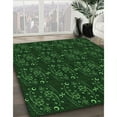 thumbnail image 3 of Ahgly Tapis d'Intérieur Lavable en Machine Carré Vert, 8 Pieds Carré, 3 of 7