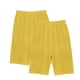 thumbnail image 4 of Odeerbi 3-14 Años Niñas 2 Pcs Algodón Bike Shorts Verano Seguridad Bajo Vestido Slip Shorts Encaje Yoga Danza Shorts Color Sólido Cintura Elástica Short, 4 of 5