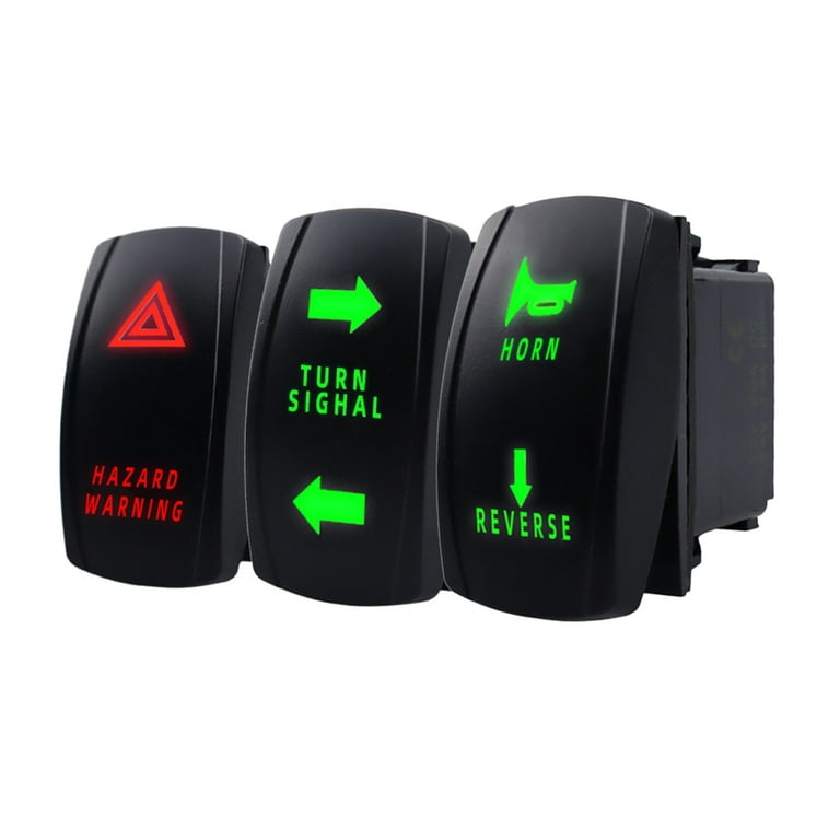 ZPAQI Pre-wired Turn Signal Horn Kit Warning Light Switch