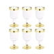 thumbnail image 1 of Vaso de plástico para vino, vaso desechable, vaso de plástico duradero para fiestas y bodas, 190 ml, 6 unidades, 1 of 8