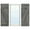 Dark Grey, variant on Spaco 36 x 13 Inch Wood Shutters, Farmhouse Paulownia Wood Window Shutters, Set of 2 Window Shutters for Windows, Light Brown