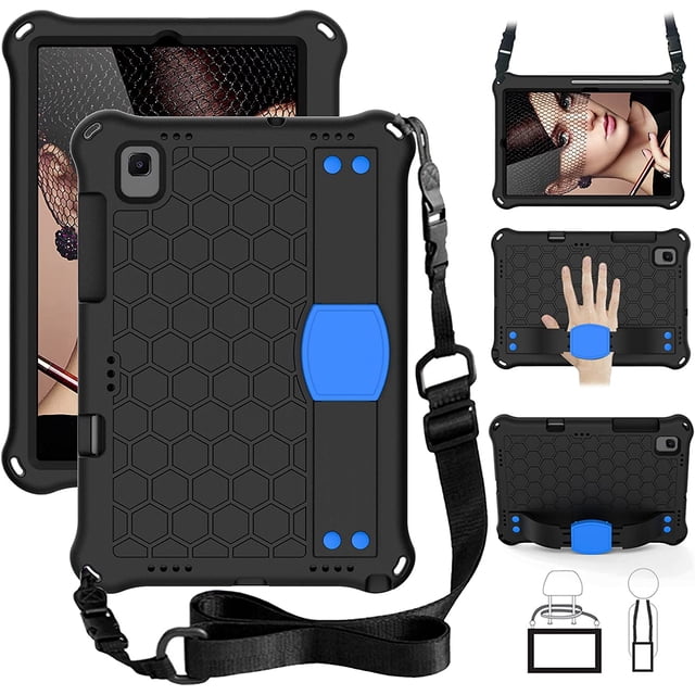Funda para Niños para Mediapad M5 Lite 8.0 2019, Funda a Prueba de Golpes de EVA Ligera y No Tóxica Apta para Niños con Agarre de Mano, Cinturón de Hombro para Huawei Mediapad M5 Lite 8.0 inch 2019
