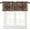 Barn Door-3, variant on Rustic Country Valance Curtain Wooden Barn Doors Farm Farmhouse Rod Pocket Valance Window Treatments 1 Panel Short Curtains for Kitchen Bathroom Bedroom 54 x 18 in