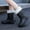 Black, variant on Msgweeeg Short Boots Women Women's Ankle Boots Women's Removable Lined Waterproof Comfortable Height-Increasing Heeled Mid-Calf Rain Boots Shoes for Fall and Winter.