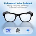 thumbnail image 2 of Smart Audio Glasses, AI Smart Glasses with Real-Time Translation, Music & Hands-Free Calls, Photochromic Lenses for Men & Women Indoor & Outdoor, 2 of 7