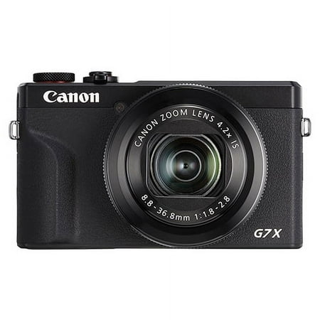 Canon PowerShot G7 X Mark III 20.2MP 4K Digital Camera 4.2x Optical Zoom Black - International Model