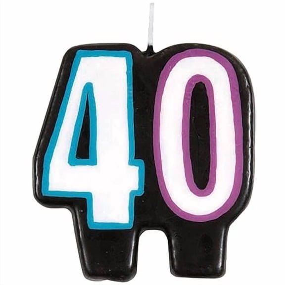 FORGE- Birthday Cheer 40Th Birthday Candle