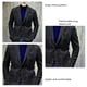 thumbnail image 2 of Chaqueta de traje para hombre,Chaqueta de traje a cuadros para hombre, Chaqueta de traje para hombre con botones, Chaqueta de traje a cuadros informal para hombre, resistente y resistente, 2 of 4
