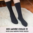 thumbnail image 6 of NANAhuang Women's Thin Merino Wool Socks Mid-calf Light Weight Cozy Warm Breathable Multi Colors Daily Wear Stockings, 6 of 6