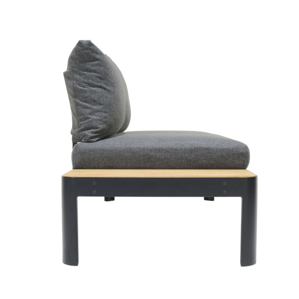 Amazonia Portofino , 100% FSC Certified Teak & Aluminum, Outdoor Patio Sofa with Cushions