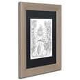 thumbnail image 3 of Trademark Fine Art "Fairies and Woodland Creatures 26" Canvas Art by KCDoodleArt Black Matte, Birch Frame, 3 of 3