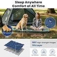 thumbnail image 3 of KingCamp Camping Sleeping Pads - Lightweight Inflatable Air Pad with Built-in Foot Pump, Waterproof Camping Air Mattress with Pillow for Hiking, Backpacking , Navy, 3 of 11