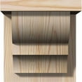thumbnail image 2 of 7 1/2"W x 8"D x 8"H Ridgewood Smooth Corbel w/Backplate, Douglas Fir, 2 of 9