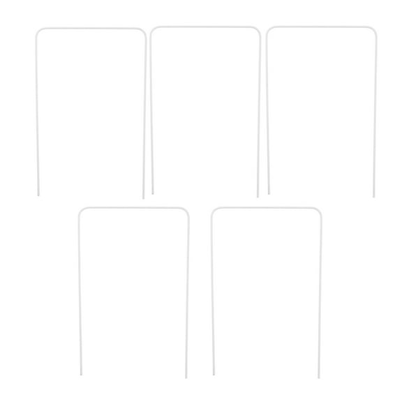 Milisten 5Pcs Croquet Wickets For Silver Iron Lawn Games