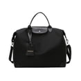thumbnail image 1 of Bolsa deportiva para gimnasio, bolsa de fin de semana, bolsa de viaje para acampar, fitness, fin de semana negro, 1 of 9