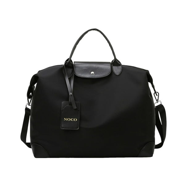 Bolsa de viaje, bolso de mano, ropa, bolsa de fin de semana portátil, bolsa de almacenamiento, bolsa deportiva, gimnasio negro